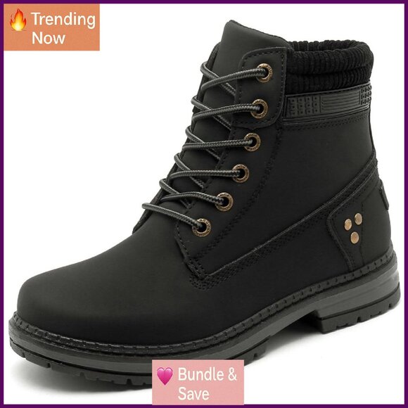 Waterproof Hiking Boots Women's Lightweight Work Boots Comfortable Outdoor